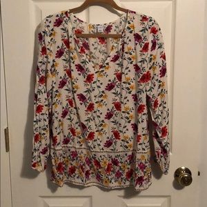 Old Navy Floral Shirt Large